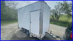 10ft x 5ft Box trailer Twin Axle New Side Doors Roller Door