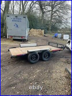 10x5 Twin Axle Braked Flatbed Trailer