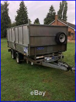 12ft Tipping Tipper Trailer Ifor Williams Electric Hydraulic Tip TT126G