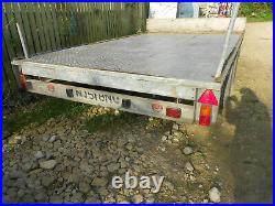 12x 7ft wide bed twin axle heavy duty car 4x 4 transporter plant trailer project