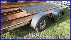 14 ft x 6ft twin wheel car transporter tyres like newsolid trailer
