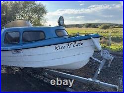 14ft Mayland fishing boat and trailer with 8hp Tohatsu Engine