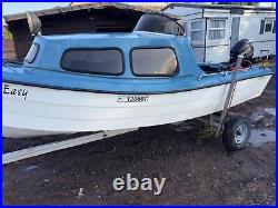 14ft Mayland fishing boat and trailer with 8hp Tohatsu Engine