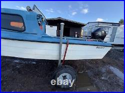 14ft Mayland fishing boat and trailer with 8hp Tohatsu Engine