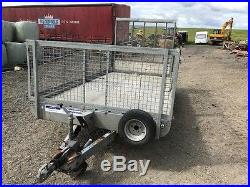 14ft caged car trailer