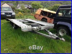 15 ft twin axle lightweight car trailer