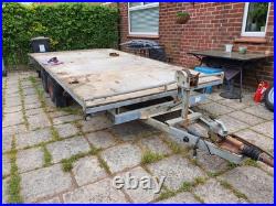 16 Ft Flatbed Trailer 2600 Kg + Full Set Wheels With Tires 4.88m X 1.99m No Vat 16 Ft Flatbed Trailer 2600 Kg + Full Set Wheels With Tires 4.88m X 1.99m No Vat