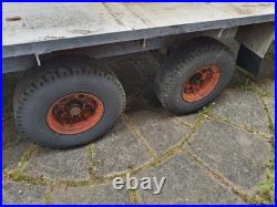 16 Ft Flatbed Trailer 2600 Kg + Full Set Wheels With Tires 4.88m X 1.99m No Vat 16 Ft Flatbed Trailer 2600 Kg + Full Set Wheels With Tires 4.88m X 1.99m No Vat