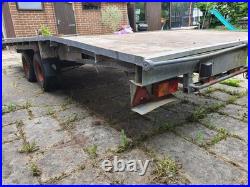 16 Ft Flatbed Trailer 2600 Kg + Full Set Wheels With Tires 4.88m X 1.99m No Vat 16 Ft Flatbed Trailer 2600 Kg + Full Set Wheels With Tires 4.88m X 1.99m No Vat