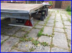 16 Ft Flatbed Trailer 2600 Kg + Full Set Wheels With Tires 4.88m X 1.99m No Vat 16 Ft Flatbed Trailer 2600 Kg + Full Set Wheels With Tires 4.88m X 1.99m No Vat