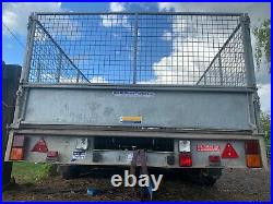 16ft Ifor Williams Dropside Cage Side Tri Axle Trailer