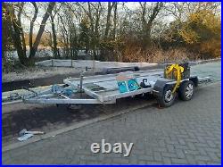 16ft trailer car transporter with ramps and accessorise. Work ready
