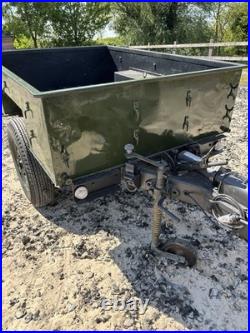 1972 Sankey 3/4 Ton Single Axle Trailer Ex-Military