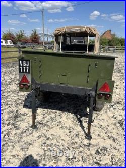 1972 Sankey 3/4 Ton Single Axle Trailer Ex-Military