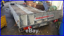 19ft Indespension Car Transporter Trailer, Tilt bed, tri axle 10 wheels, 3500kg