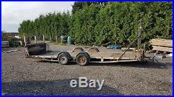 19x6' bed Hazlewood Car Transporter Recovery Beavertail 2-Axle Trailer