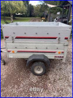 1.5m X 1.1 M Trailer With Removable Extension. In Good Condition