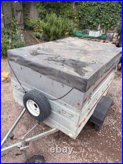 1.5m X 1.1 M Trailer With Removable Extension. In Good Condition