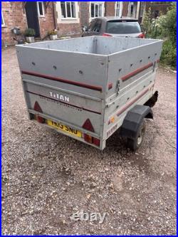 1.5m X 1.1 M Trailer With Removable Extension. In Good Condition