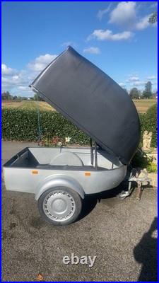 2002 German Rare Hard Top Car Camper Van Trailer Aluminium Fibre Glass 500kg Max
