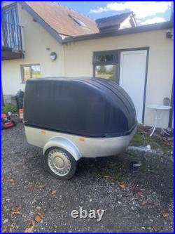 2002 German Rare Hard Top Car Camper Van Trailer Aluminium Fibre Glass 500kg Max