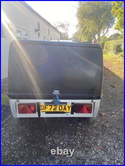 2002 German Rare Hard Top Car Camper Van Trailer Aluminium Fibre Glass 500kg Max