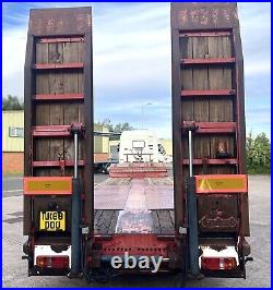 2006 Nooteboom OSD S 48-03 Low Loader Trailer Flip Rear Ramps