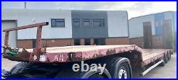 2006 Nooteboom OSD S 48-03 Low Loader Trailer Flip Rear Ramps