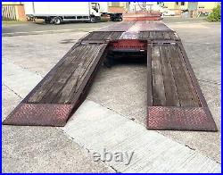 2006 Nooteboom OSD S 48-03 Low Loader Trailer Flip Rear Ramps