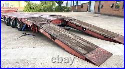 2006 Nooteboom OSD S 48-03 Low Loader Trailer Flip Rear Ramps