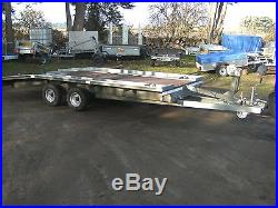 2009 S. G. M. 2000kg 14ft Beavertail Car Transporter Trailer With Ramps/winch
