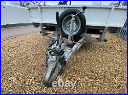2015 Ifor Williams LM166G Twin Axle Trailer With Crane Hiab 3.5 Ton 16ft No VAT
