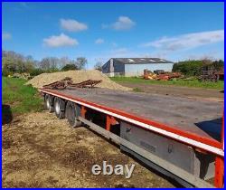 2016 Cartwright converted step frame trailer including machinery ramps 10 m MOT