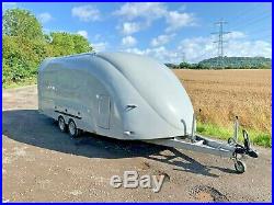 2018 Enclosed race car trailer shuttle covered