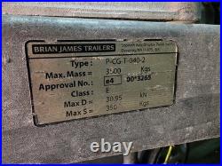 2020 BRIAN JAMES Car Transporter Trailer T6 3500kg Tri-Axle Elec Winch NO VAT