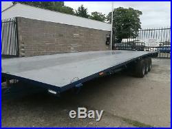 25 foot car transporter flat bed trailer