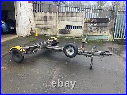 2 Wheel Braked Dolly Trailer With Ramps And Winch For Cars And Small Vans