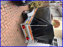 2 wheel box trailer with canopy