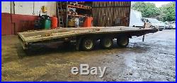 3500kg trailer Car Transporter beaver tail tri axle