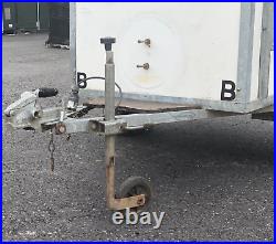 350kg 4ft x 3ft Camping Trailer Roof Rack, Lockable Lid & Tall Sides Galvanised