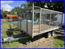 4.5 Mtr Long 3500kg Caged Trailer In Very Good Condition