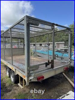 4.5 Mtr Long 3500kg Caged Trailer In Very Good Condition