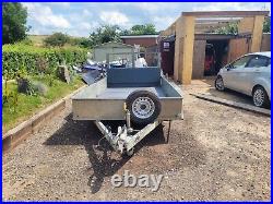 4 wheeled plant trailer