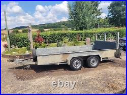 4 wheeled plant trailer