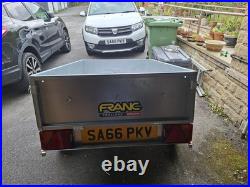 4'x3' Galvanised Car Trailer. Used, Nearly New