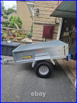 4'x3' Galvanised Car Trailer. Used, Nearly New