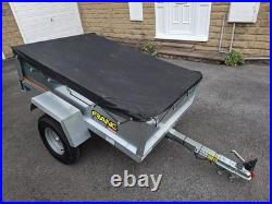 4'x3' Galvanised Car Trailer. Used, Nearly New