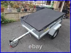 4'x3' Galvanised Car Trailer. Used, Nearly New