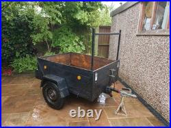 4 x 3 ft Car Trailer Solid Good Trailer