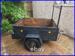 4 x 3 ft Car Trailer Solid Good Trailer